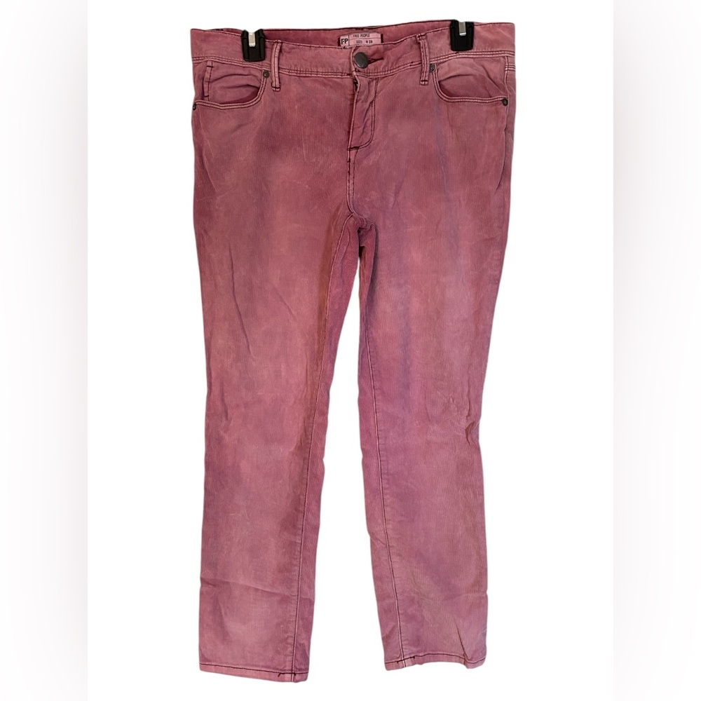 Free People Corduroy Jeans Pink Size 29